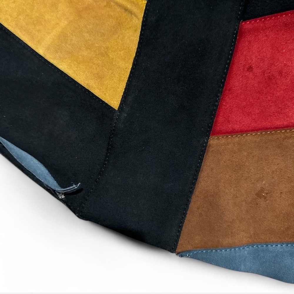 MiH Jeans Suede Chevron Skirt - Picture 4 of 4